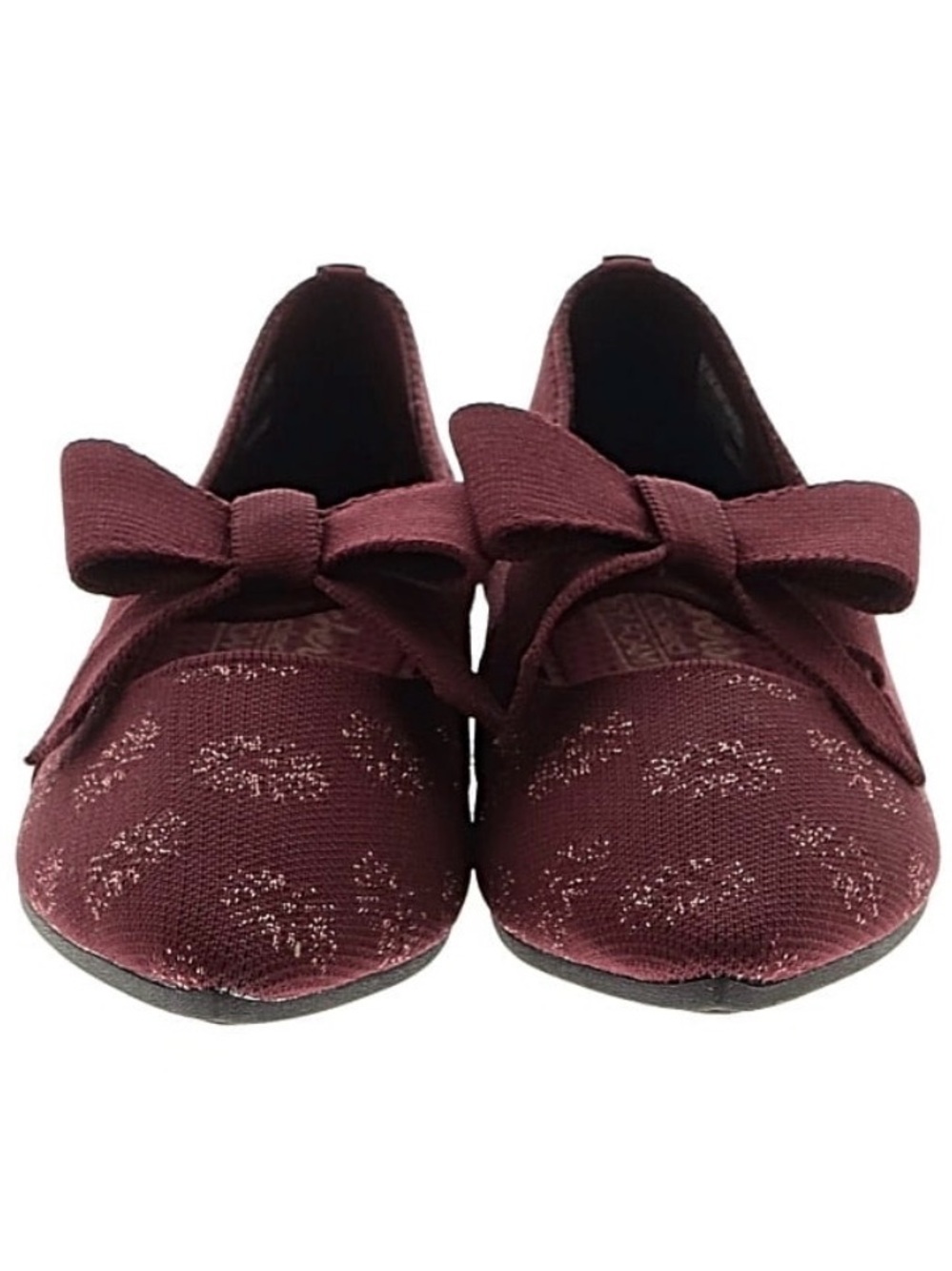 Skechers Burgundy Bow Flats